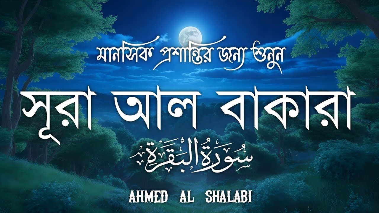 ঘরের উন্নতির জন্য সূরা বাকারা প্রতিদিন শুনুনI Surah Baqarah Full Quran Recitation | Ahmed Al Shalabi