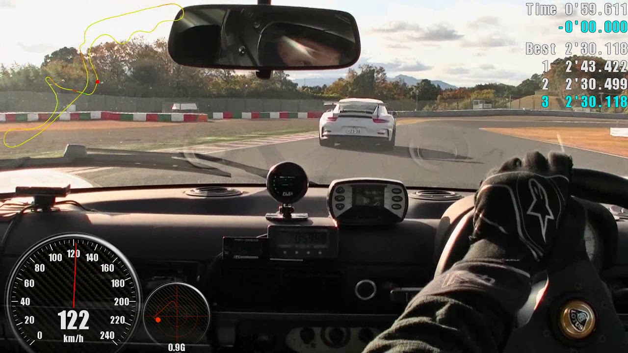 suzuka LotusExige  vs Porsche GT3RS