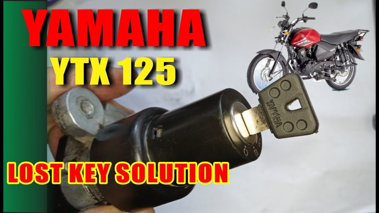 YAMAHA YTX 125, EASY LOST KEY SOLUTION..