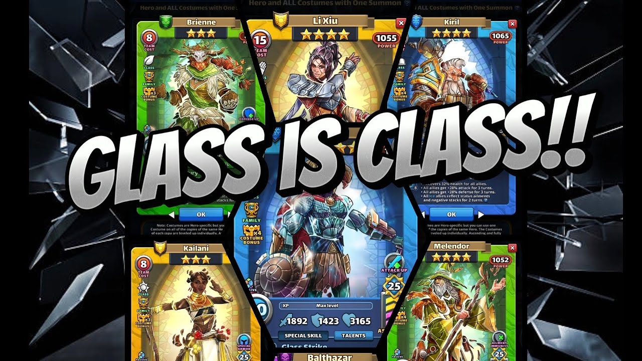 Empires & Puzzles Glass Magni, LiXiu Melendor, Kiril, Kailani, Brienne & Bathazar просто потрясаю...