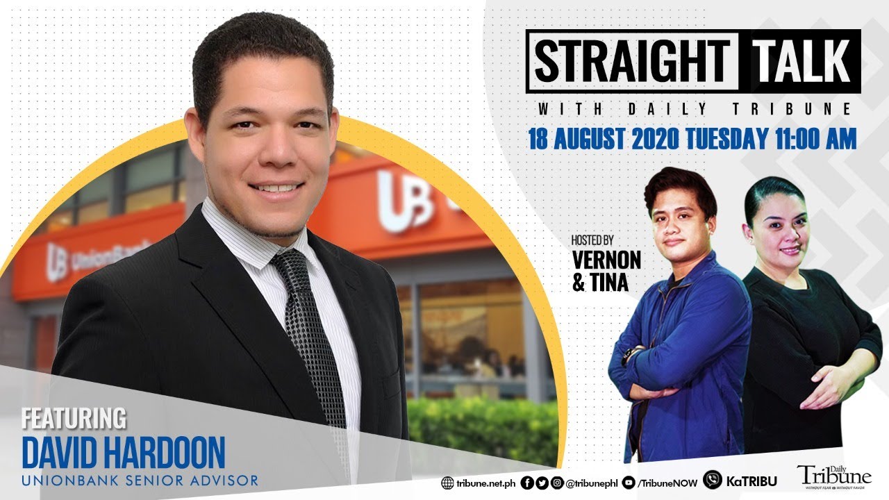 Straight Talk with Daily Tribune featuring David Hardoon of UnionBank
