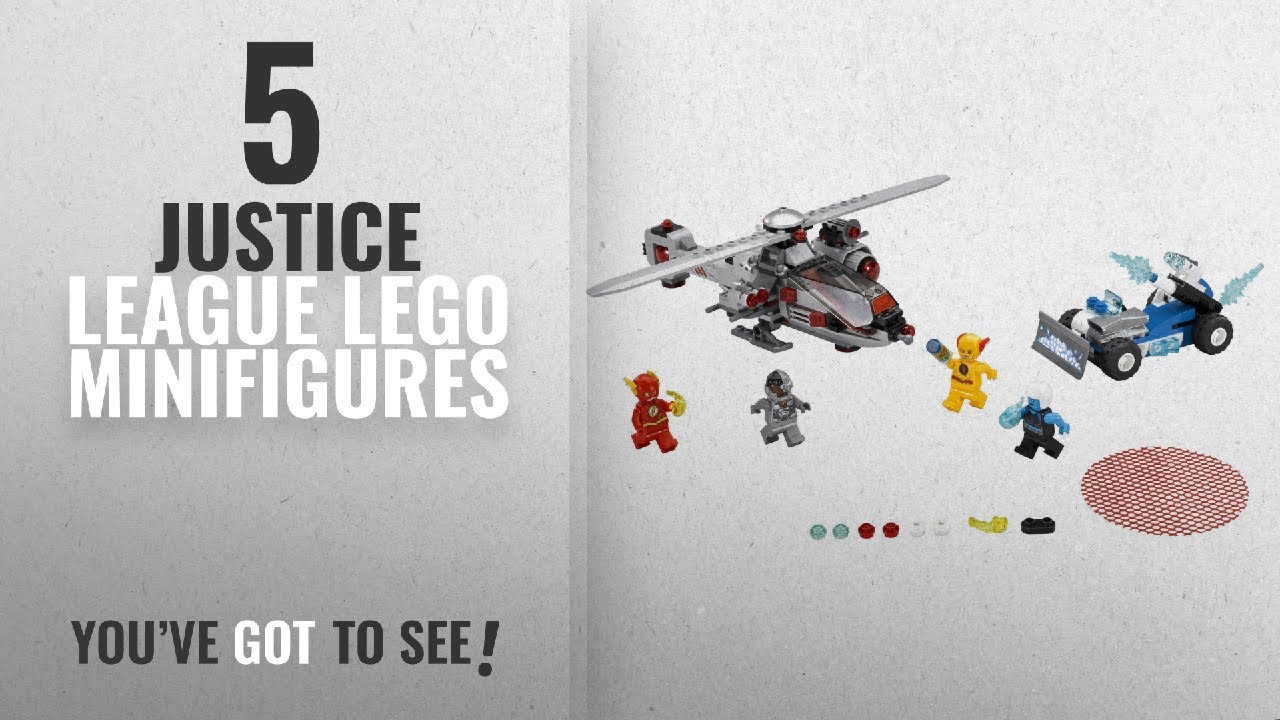 Top 10 Justice League Lego Minifigures [2018]: LEGO Superheroes Speed Force Freeze Pursuit 76098