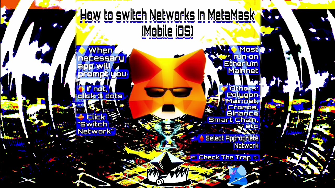 How to switch Networks in MetaMask on mobile iOS