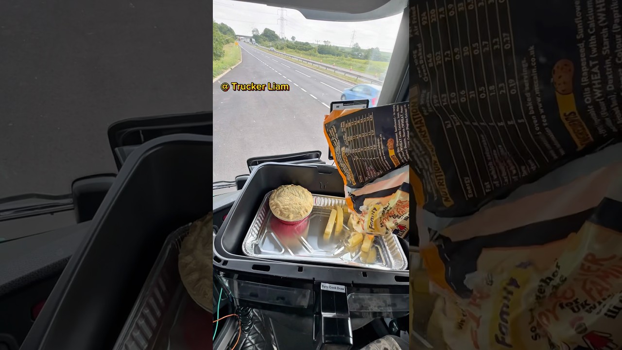 My Evening Routine as a Trucker&hellip; This One Hit Different 🍺 TruckLife #EveningRoutine #TruckerDinner