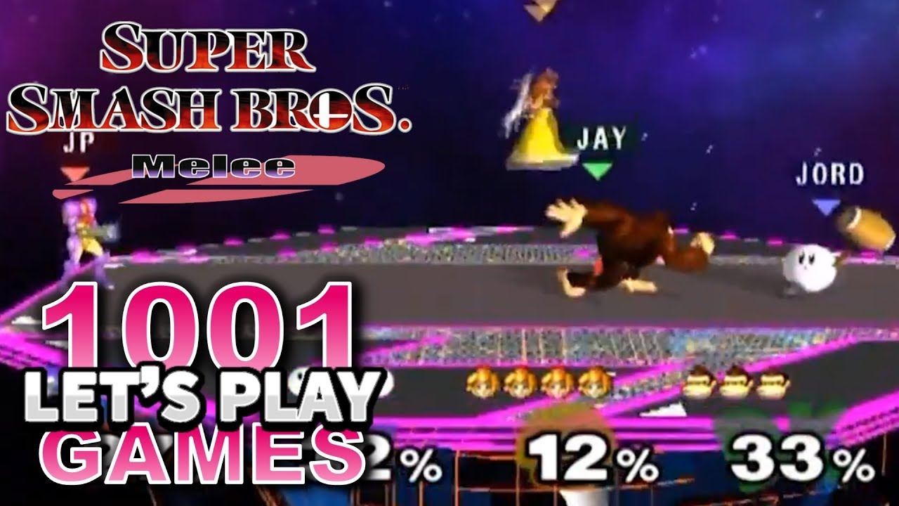 Super Smash Bros. Melee (GameCube) (feat. Brandon, Jordan, JP) - Let's Play 1001 Games - Episode 400