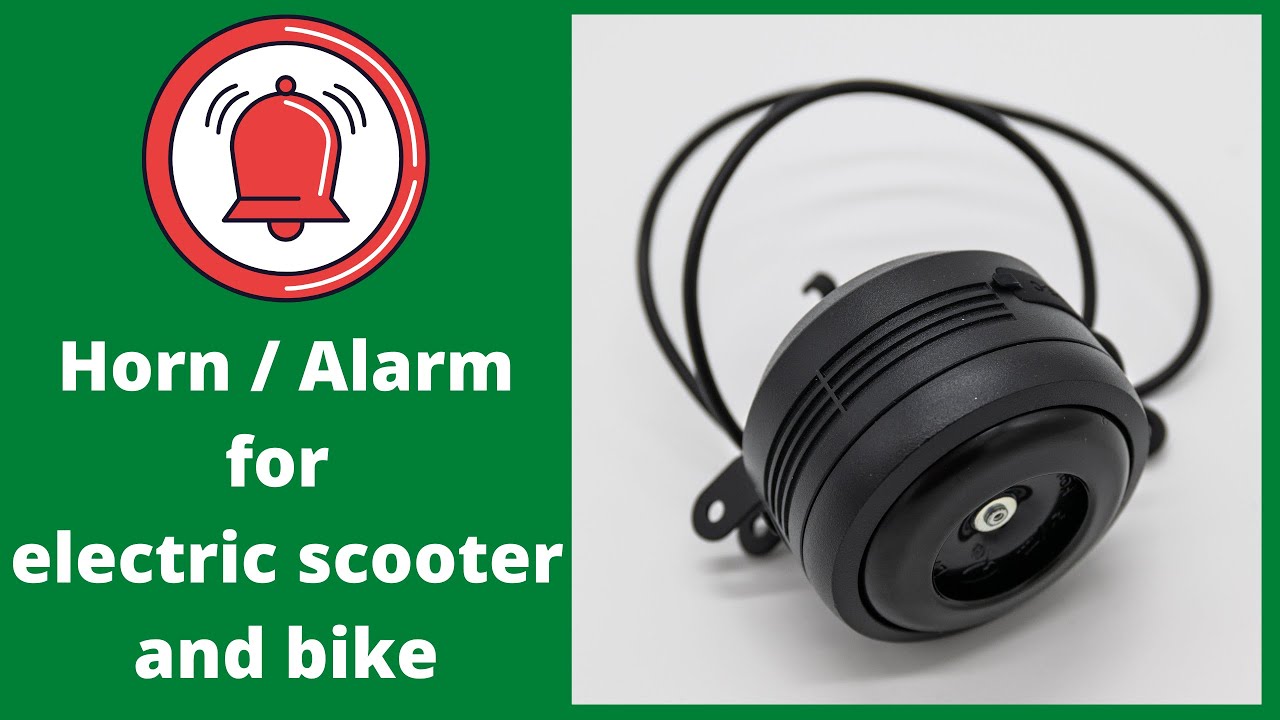 Rechargeable Horn & Alarm for Electric Scooter and Bike
