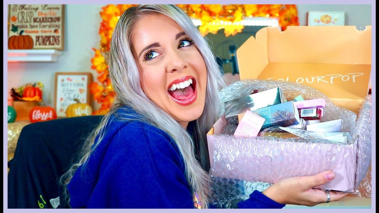 COLOURPOP SENT ME ANOTHER MYSTERY BOX!! || WAS IT BETTER THEN THE FIRST?! ||