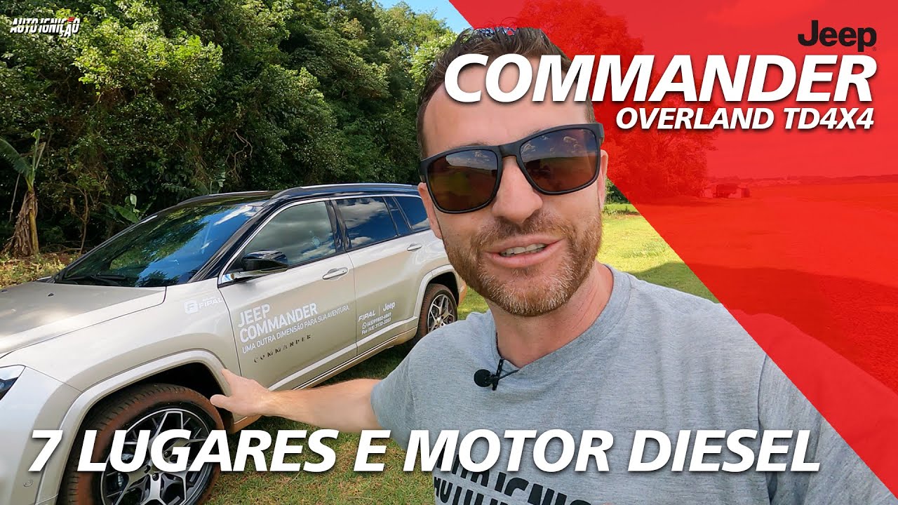 Avaliação Novo Jeep COMMANDER OVERLAND TD4x4 - Nos Mínimos Detalhes!