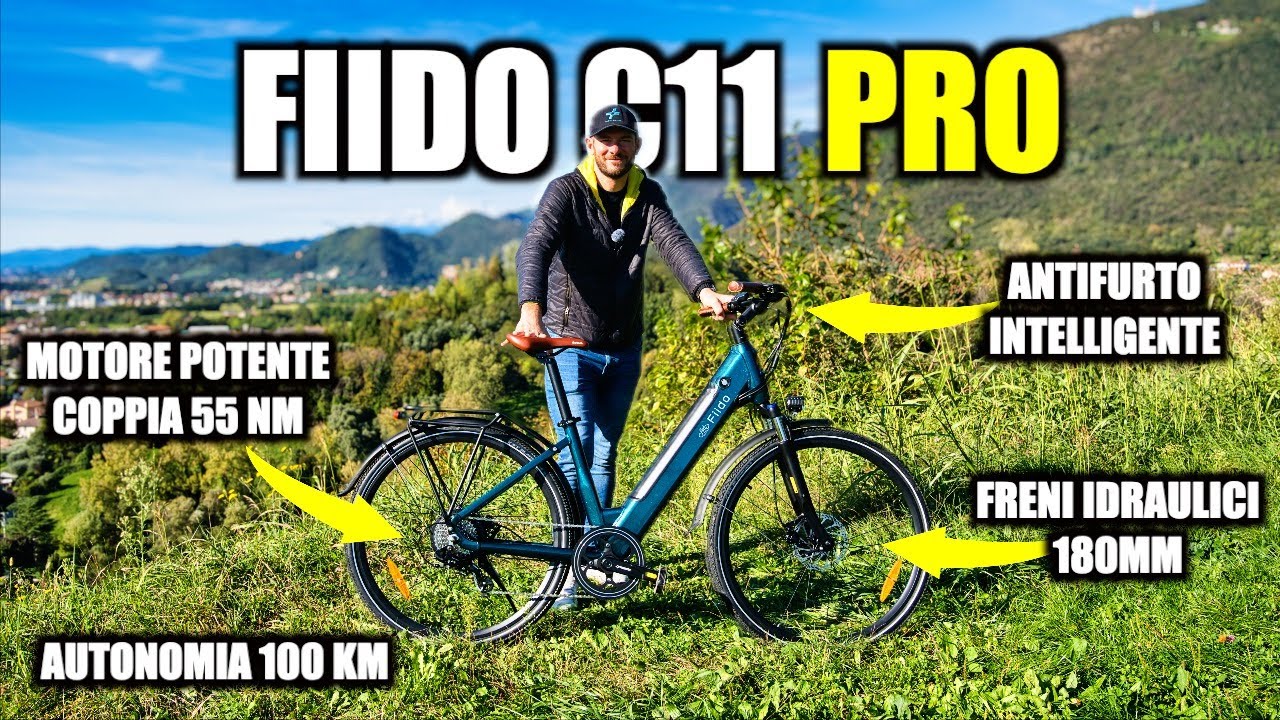 BELLISSIMA Bici Elettrica ECONOMICA da CITTÀ con ANTIFURTO ! FIIDO C11 PRO