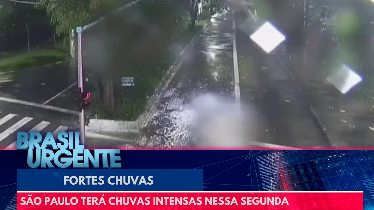 Previs&atilde;o de chuva intensa em S&atilde;o Paulo nesta segunda (02) | Brasil Urgente