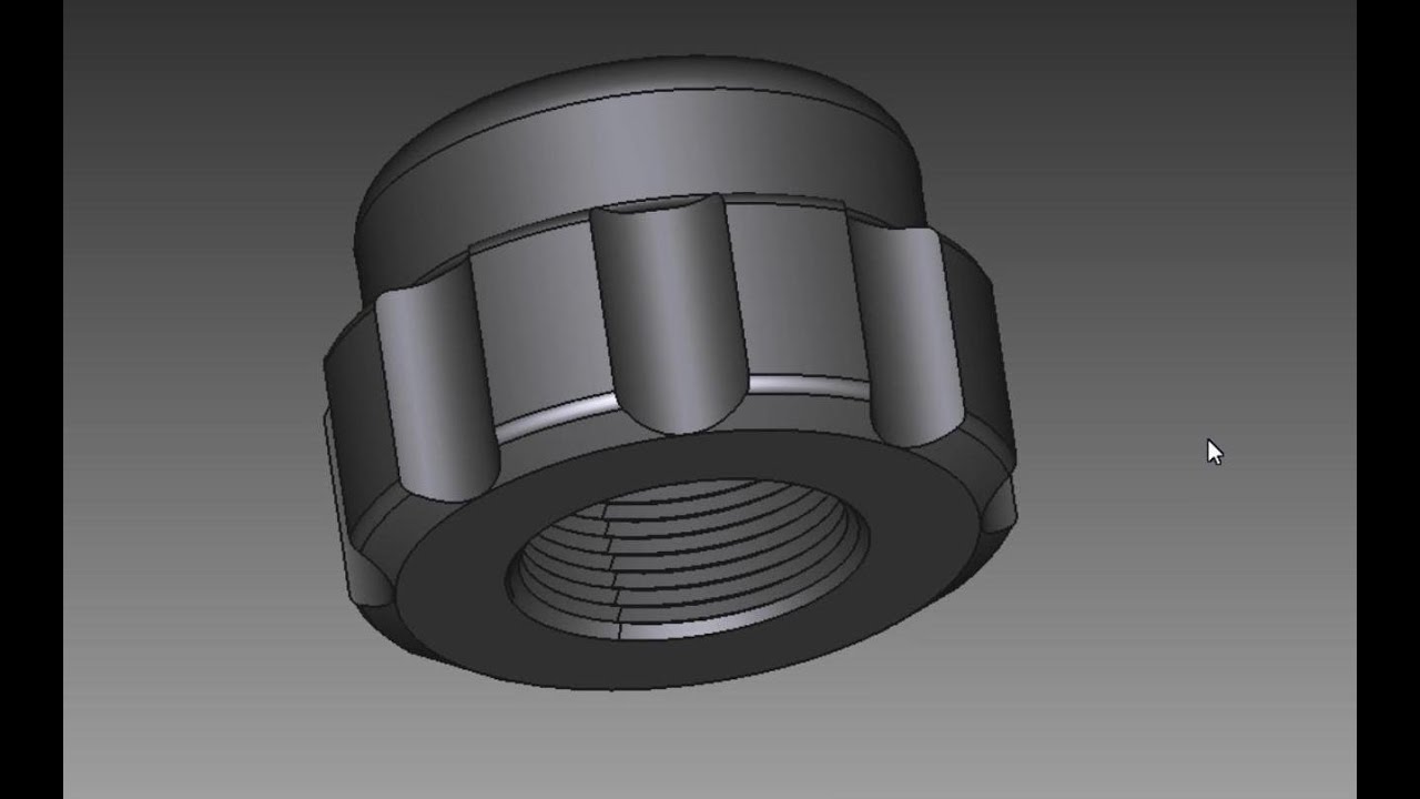 Tutorial FreeCad Español 31 Tapon con rosca