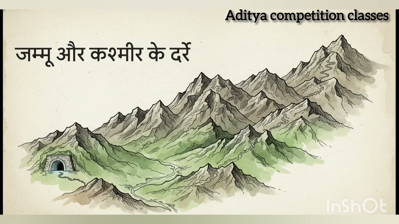 भारत के प्रमुख दर्रा @ACC-247#भूगोल 