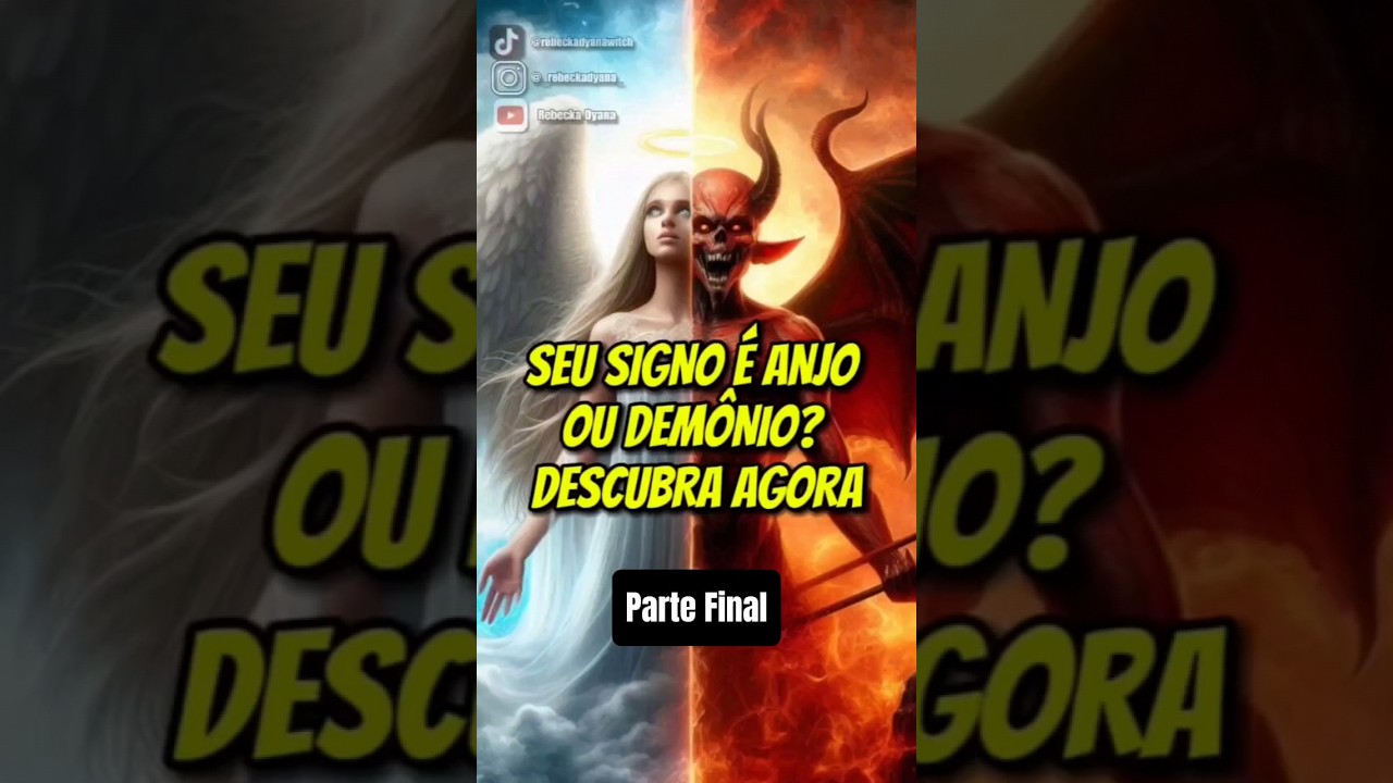 SEU SIGNO &Eacute; ANJO OU DEM&Ocirc;NIO? #signos #horoscopo #zodiaco #shorts #fy #astrologia #esoterismo