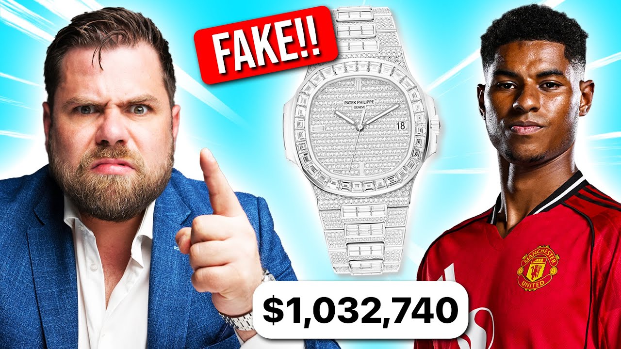Watch Expert Exposes Marcus Rashford's FAKE $1M Patek Philippe Watch
