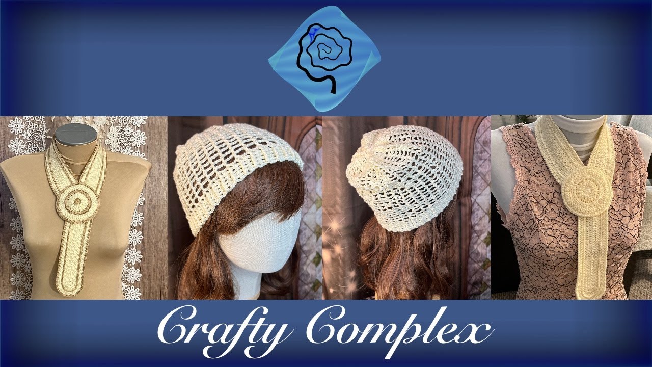 Lofi Crochet Livestream: Finishing Summer Beanie then onto a Tie Scarf🧶😊