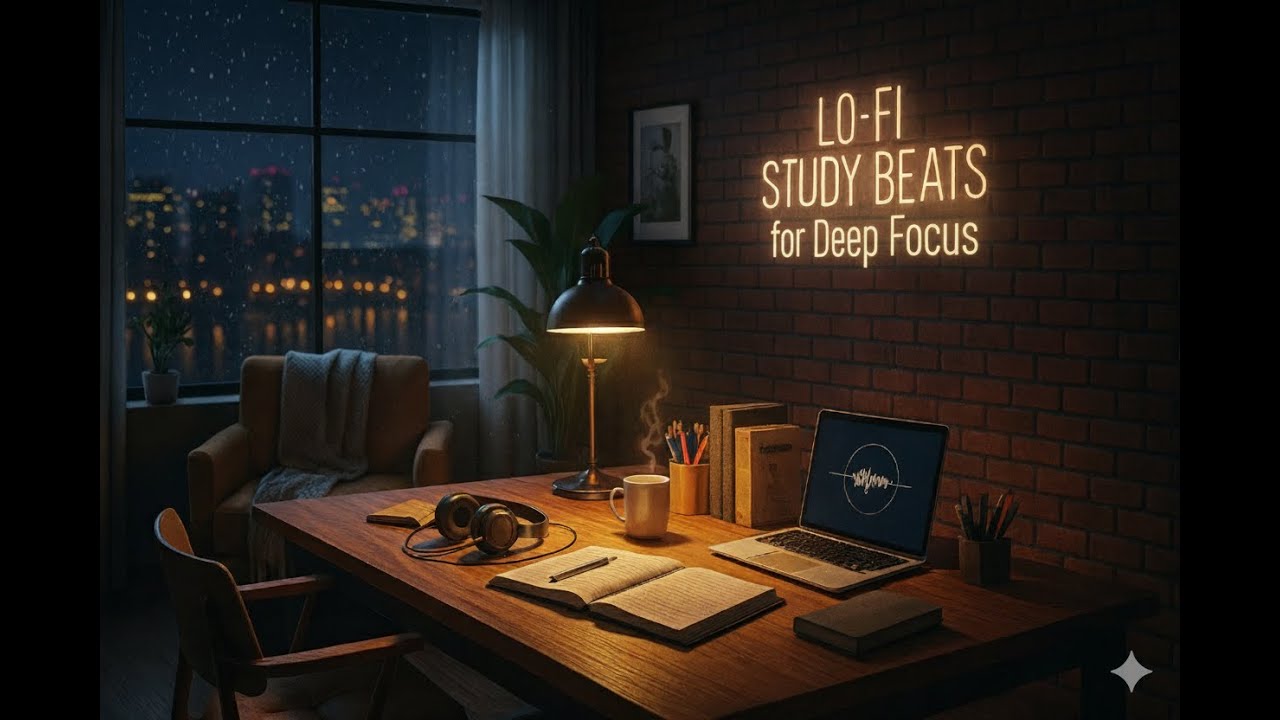 Lo-Fi Study Beats — Winter Desk Ambience for Deep Focus