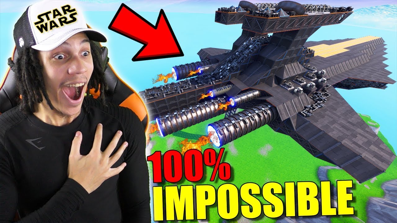 GÉANT PARCOURS STAR WARS !! FORTNITE