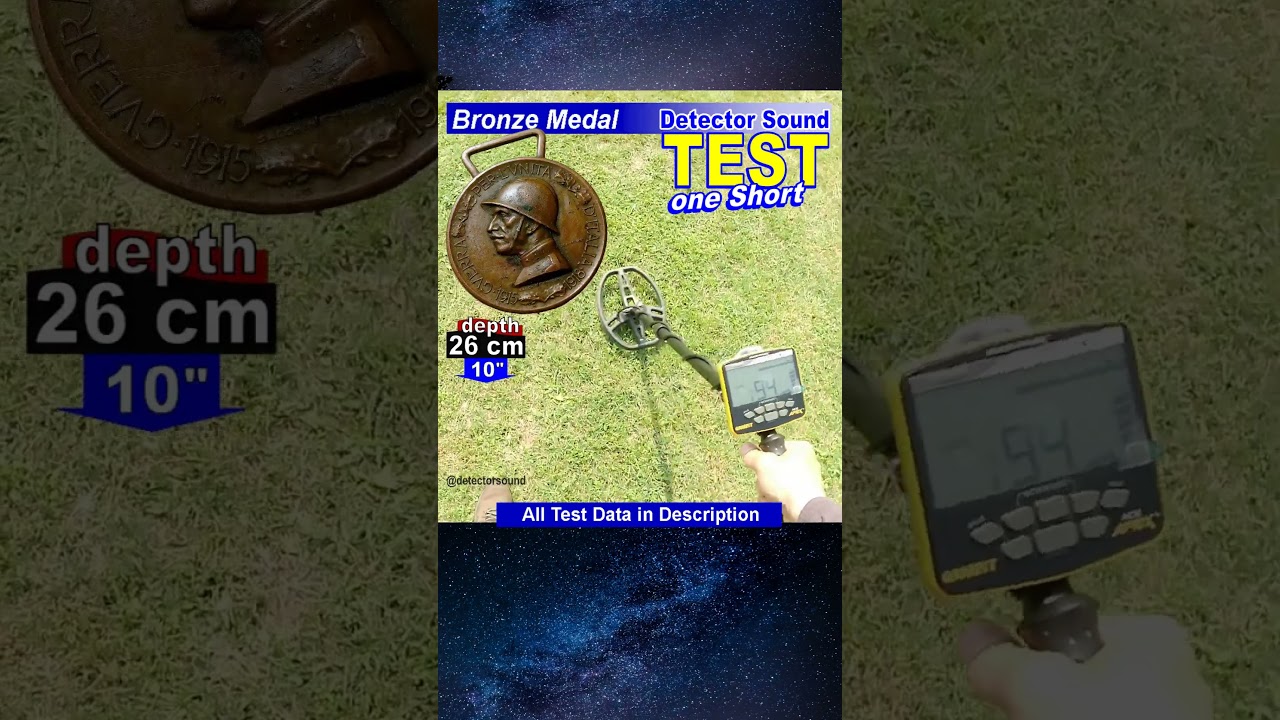 Garrett ace Apex metal detector Real Test with Bronze Medal of Honour | Field Test : Objects & Coins