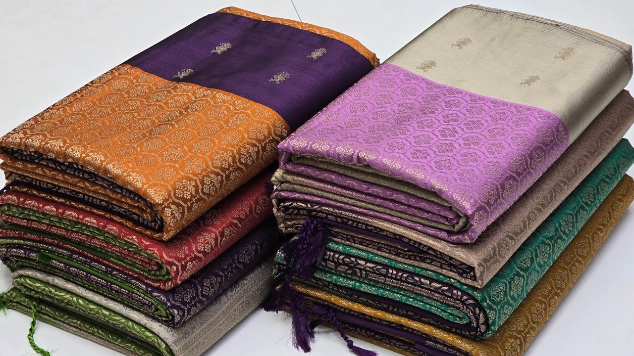 Latest Bridal Kanchi Semi Soft Silk Sarees || Budget Friendly || Door Delivery Available 