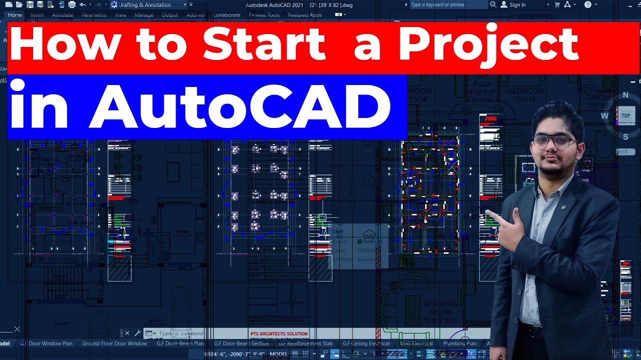 How to Start a Project in AutoCAD | PTS CAD EXPERT