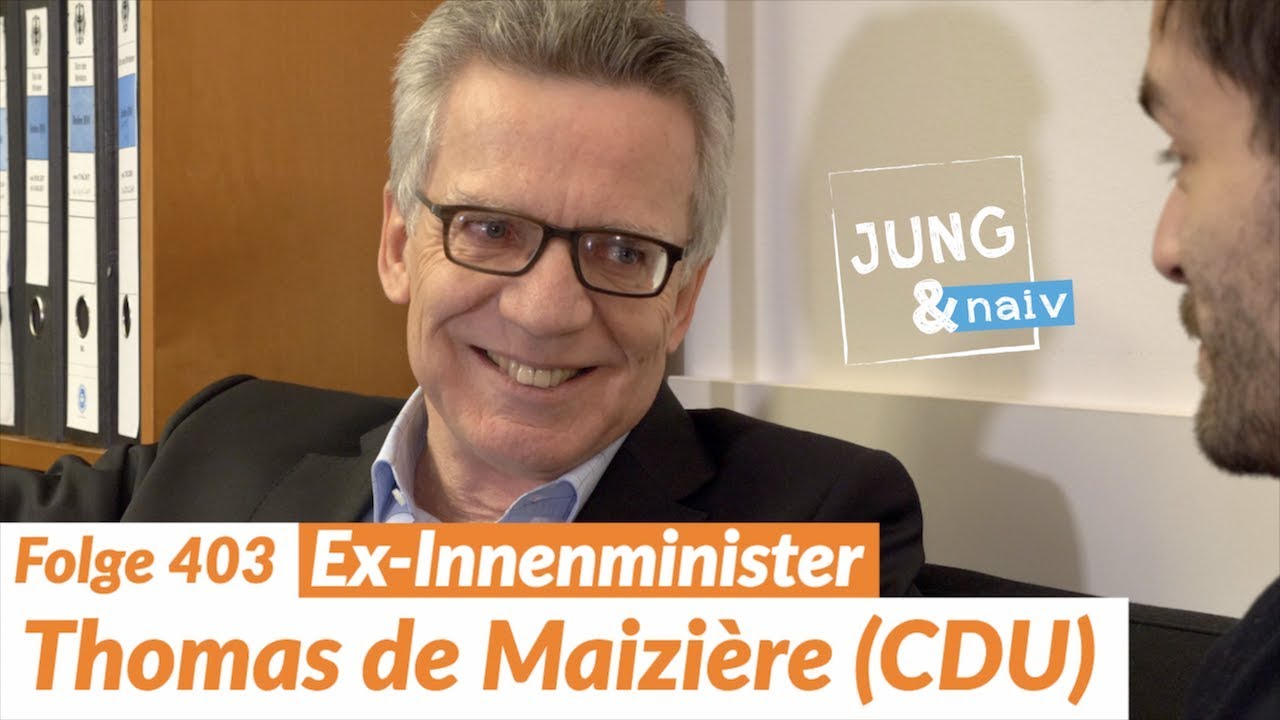 Thomas de Maizière (CDU) - Jung & Naiv: Folge 403