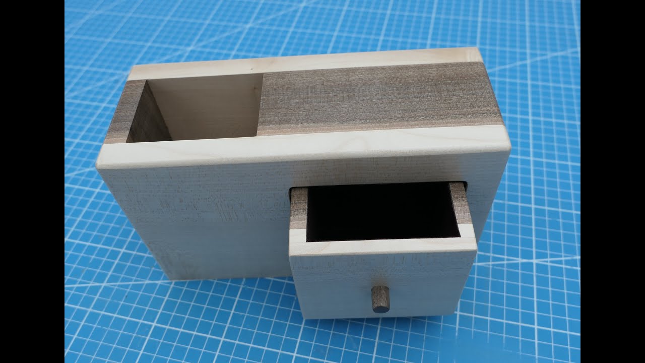 Jewelry Box OR Pencil Holder? Beginner Bandsaw Box (DE Untertitel)