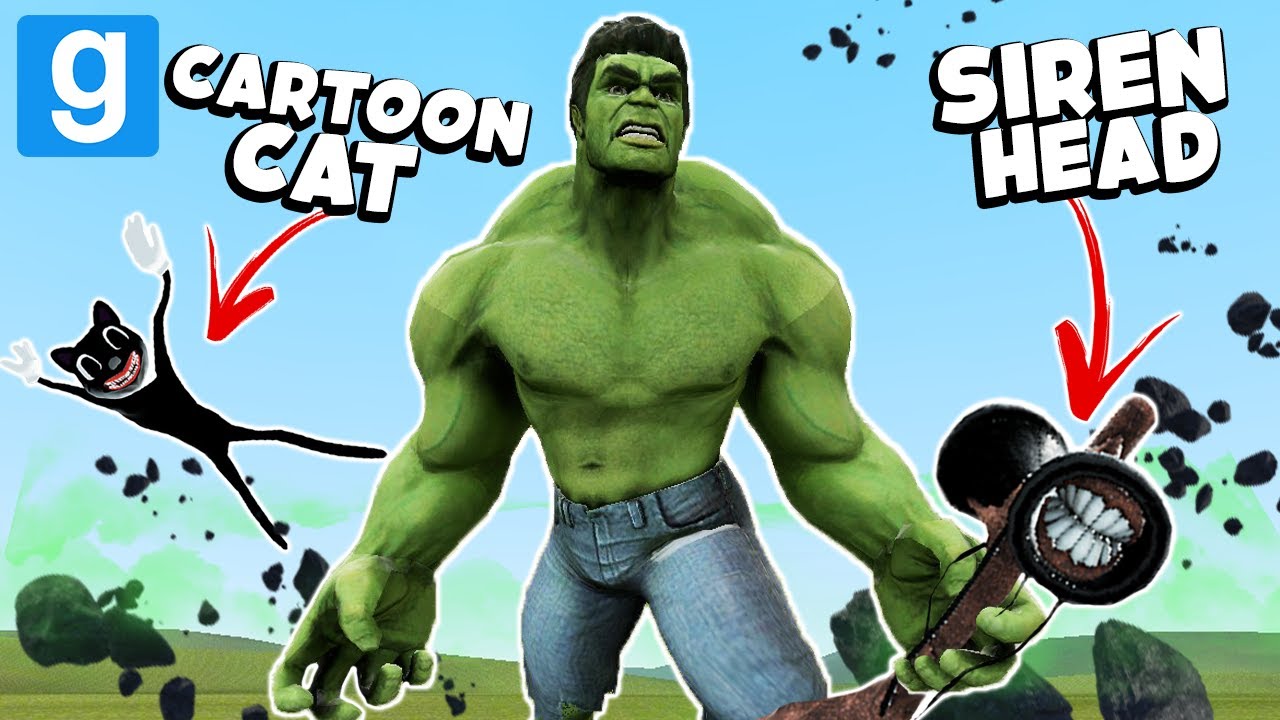 THE HULK FIGHTS EVERY TREVOR HENDERSON MONSTER! (Garry's Mod Sandbox) | JustJoeKing