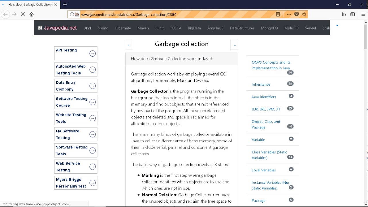 How does Garbage Collection work in Java? | javapedia.net