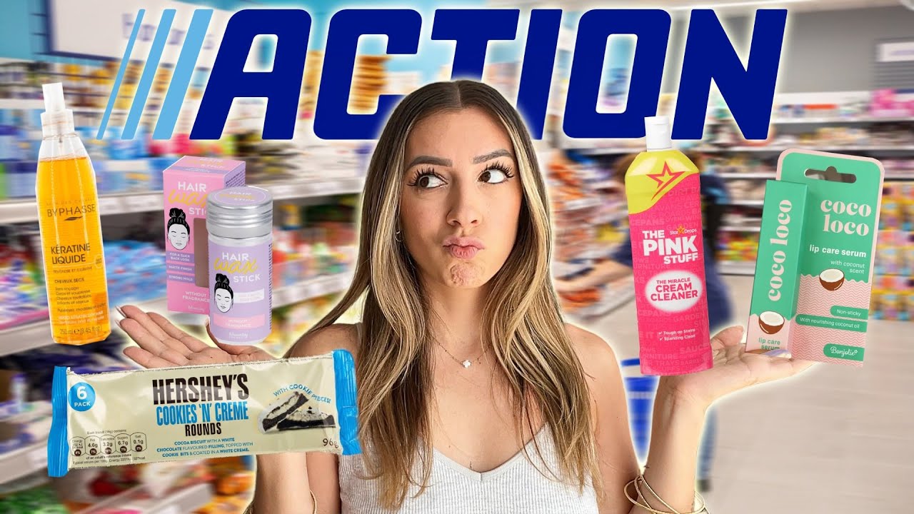 JE TESTE 5 NOUVEAUTÉS ACTION 💥 (BEAUTÉ, CHEVEUX, MÉNAGE, FOOD)
