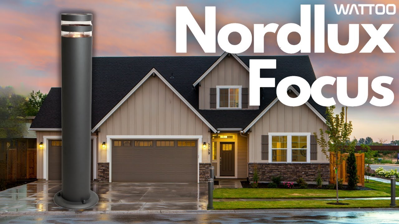 Smart udend&oslash;rs lampe, pullert - Nordlux Focus - Philips Hue kompatibel