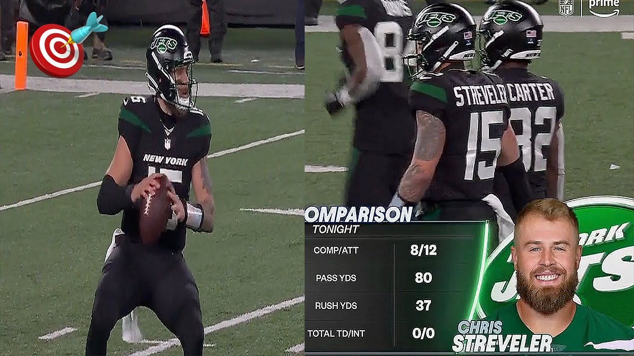 Chris Streveler FULL Highlights vs Jaguars 👀... Jets vs Jaguars Highlights