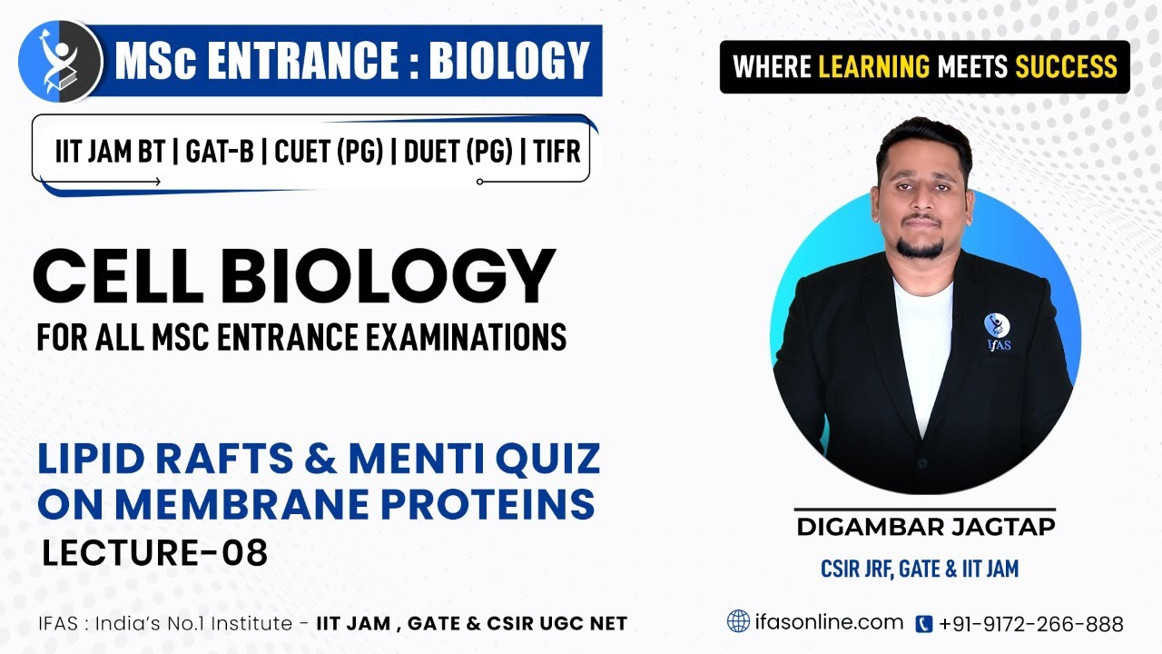 𝐋𝐞𝐜𝐭𝐮𝐫𝐞 𝟎𝟖: 𝐋𝐢𝐩𝐢𝐝 𝐑𝐚𝐟𝐭𝐬 & 𝐌𝐞𝐧𝐭𝐢 𝐐𝐮𝐢𝐳 𝐨𝐧 𝐌𝐞𝐦𝐛𝐫𝐚𝐧𝐞 𝐏𝐫𝐨𝐭𝐞𝐢𝐧𝐬 || 𝐂𝐞𝐥𝐥 𝐁𝐢𝐨𝐥𝐨𝐠𝐲 𝐛𝐲 𝐃𝐉 𝐒𝐢𝐫 ||