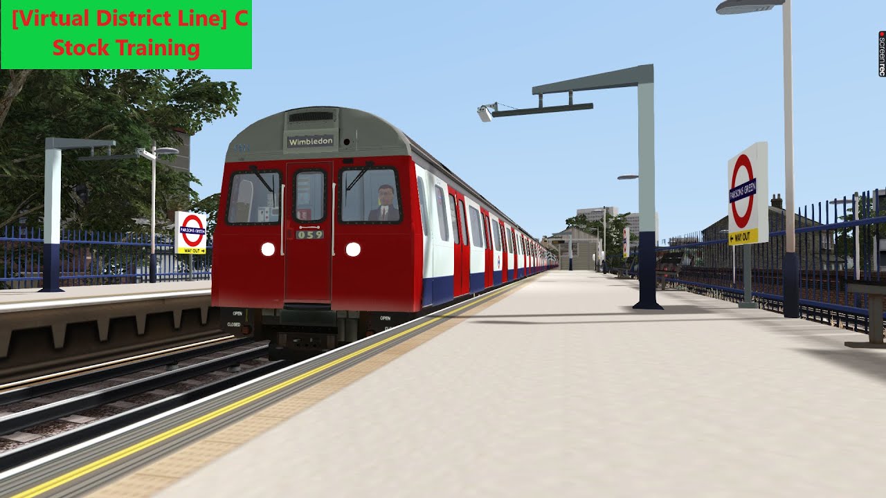 [Virtual District Line] C Stock Training Parsons Green-Wimbledon