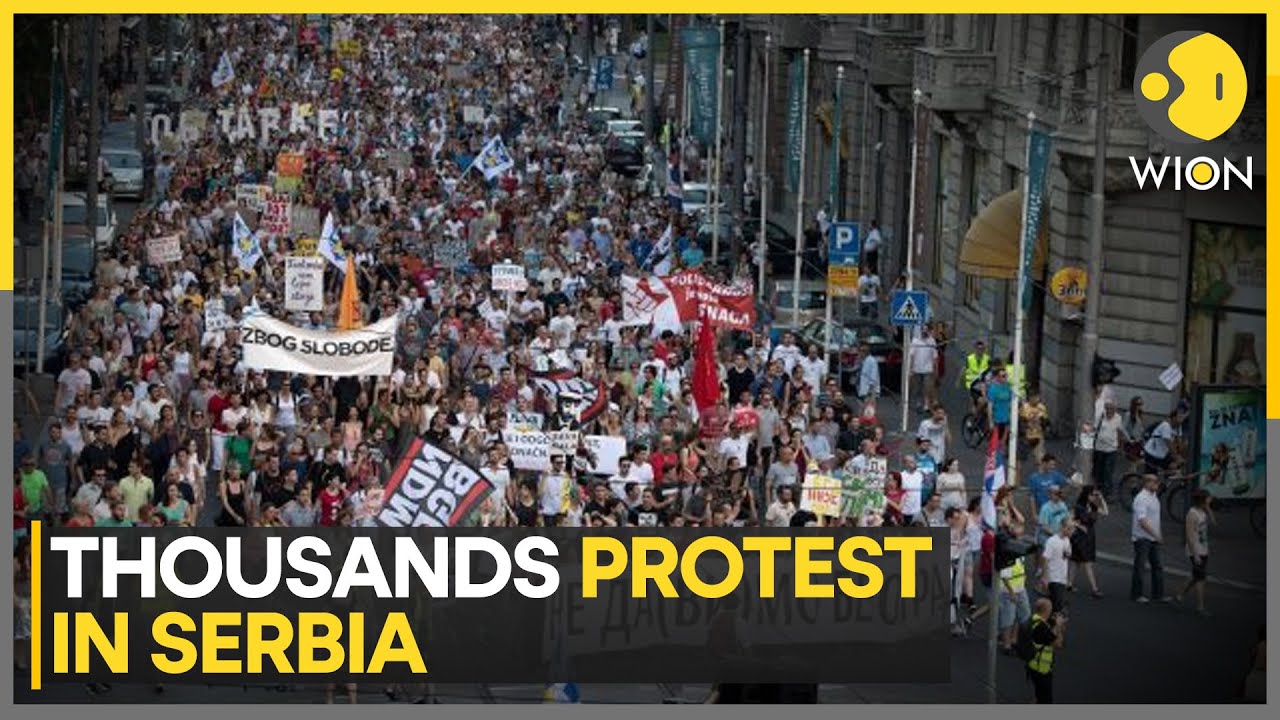 Thousands Protest in Serbia Over Train Station Accident | World News | WION