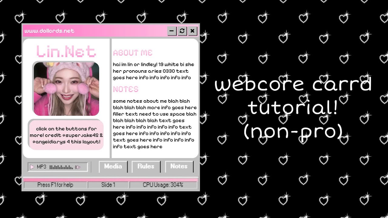 tutorial on this webcore non-pro carrd! - © superjake45 & angeidiarys