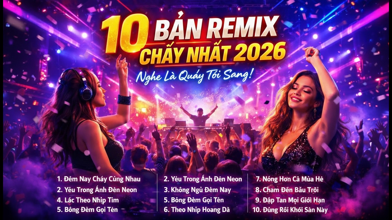 10 BẢN REMIX CHÁY NHẤT 2026 🔥 Nhạc Remix EDM Việt Nghe Là Quẩy Tới Sáng | Nonstop Cực Mạnh