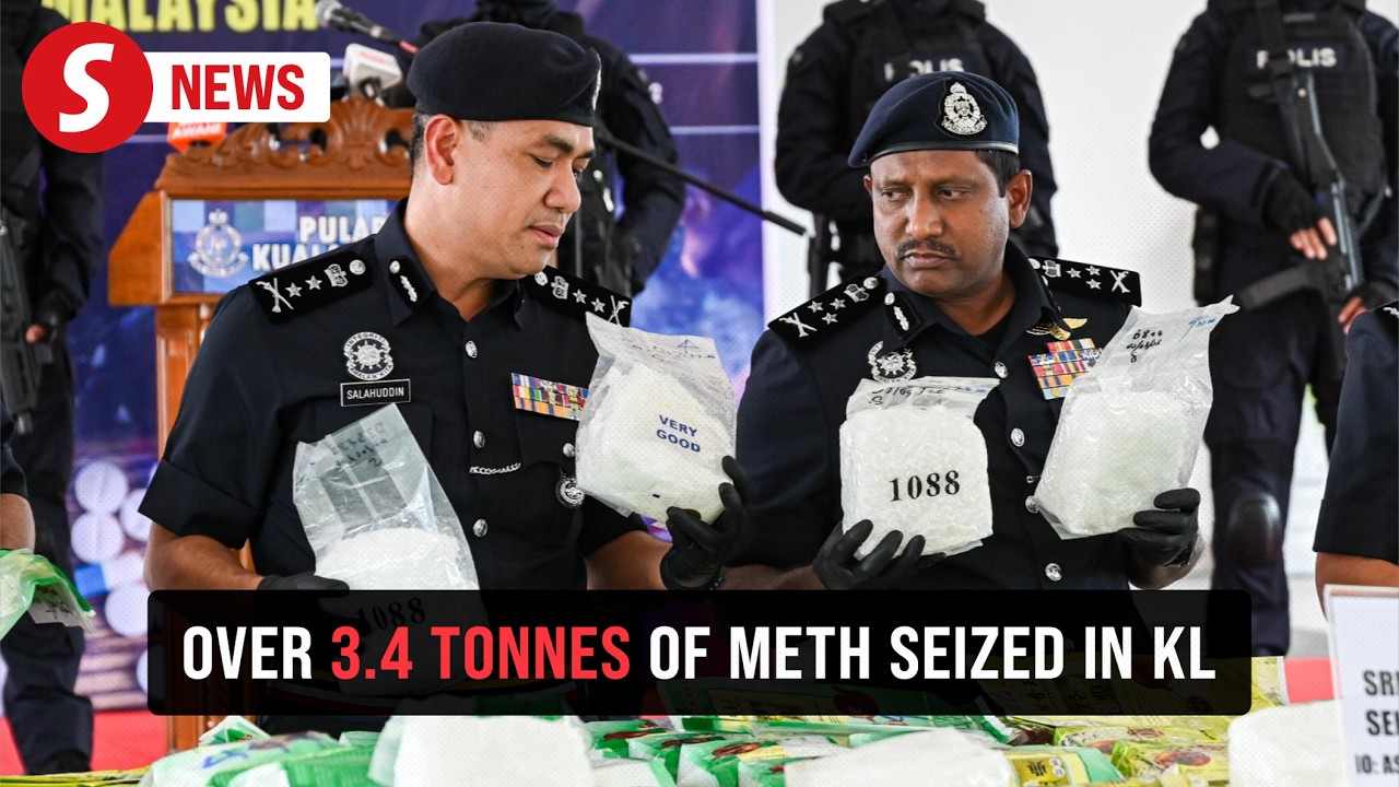 Cops seize RM170mil worth of meth in KL raids