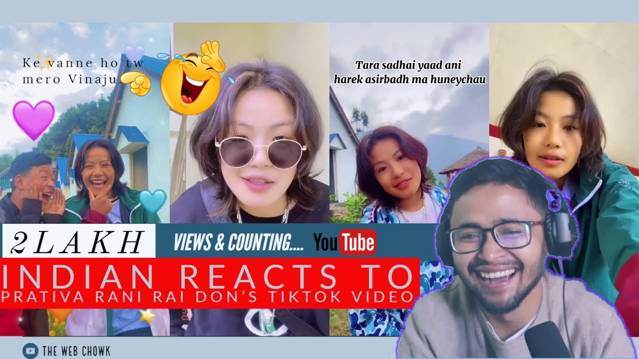 INDIAN REACTS TO PRATIVA RANI RAI DON'S NEW TIKTOK VIDEOS | URF DIDI | ASHISH SHARMA |