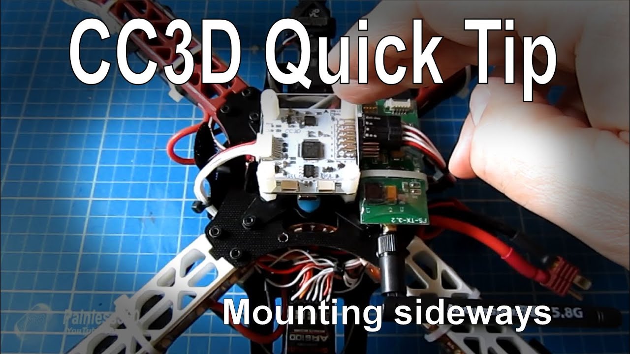 CC3D Quick Tip - Mounting sideways (90 degrees) for easier USB access