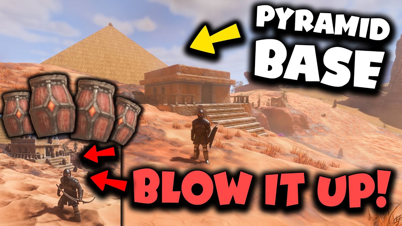 Pyramid Base with HIDDEN Entrance | Enshrouded