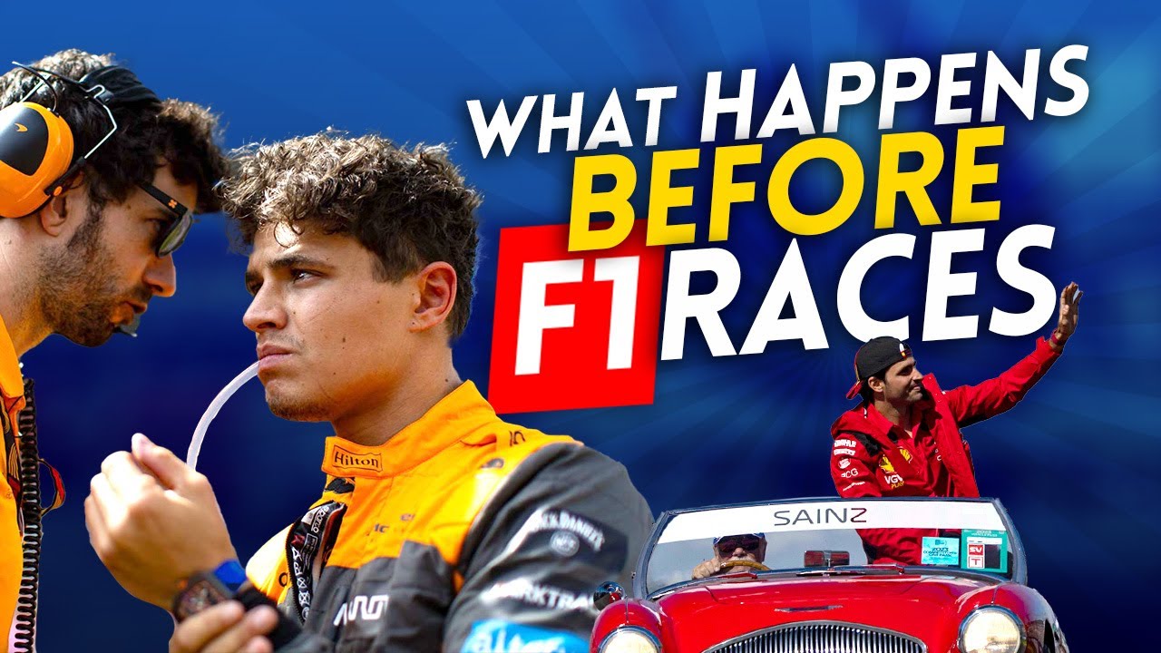 What happens BEFORE an F1 RACE?