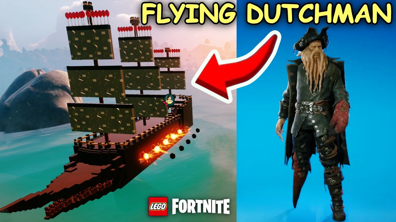 Build an Ultra Realistic FLYING DUTCHMAN Lego Ship in Fortnite – Full Guide