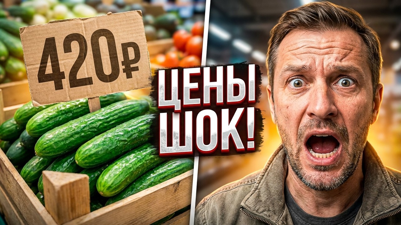 Показываю цены в ОВОЩНОМ магазине я в ШОКЕ Как дорожают продукты в России