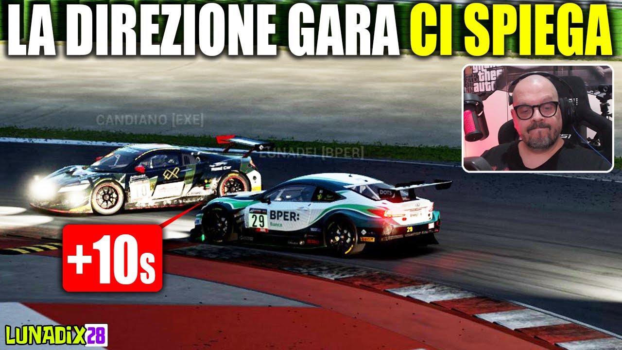 Ecco COSA CI HA DETTO LA DIREZIONE DI GARA - ACI GT Endurance Misano