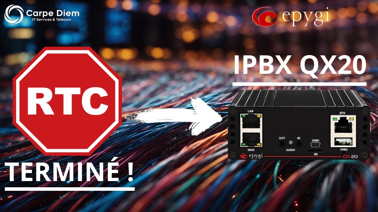 Fin du RTC...passez à l'IP avec l'IPBX Epygi QX20