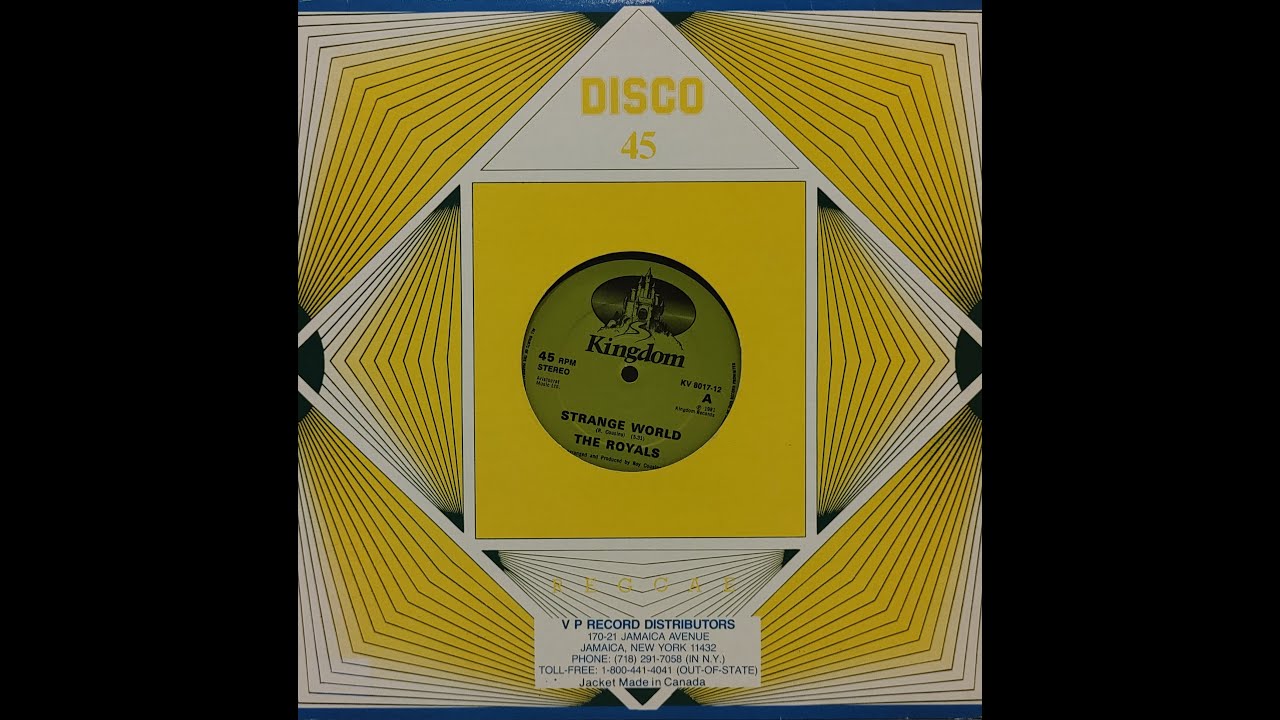The Royals - Strange World & No One Knows - Kingdom Records - 1981