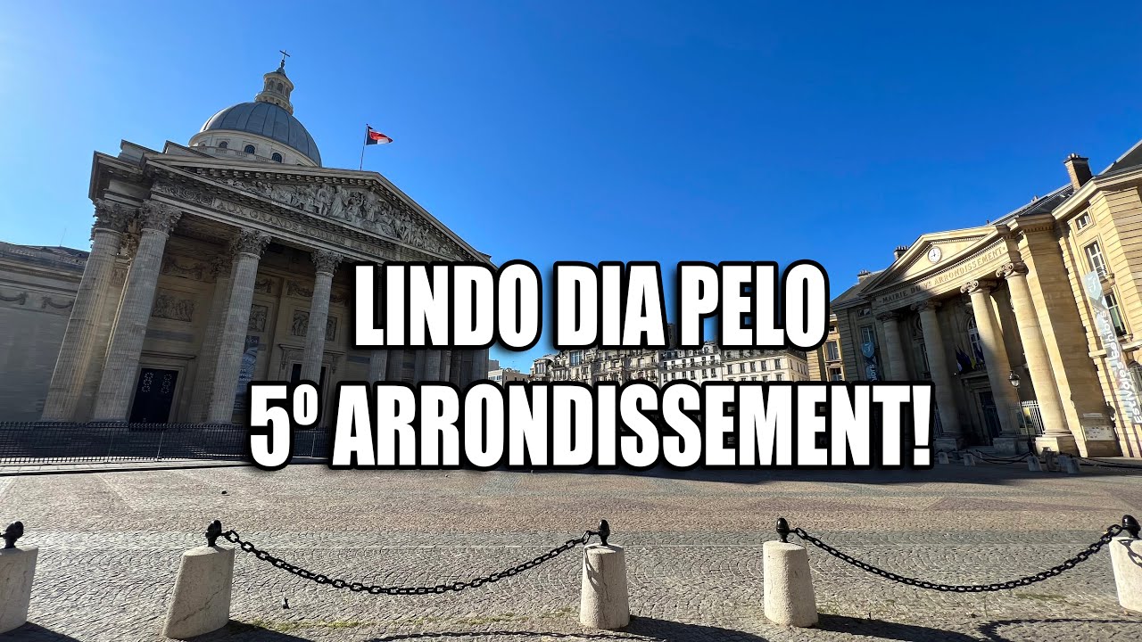 DIA LINDO PELO 5º ARRONDISSEMENT DE PARIS! #quartierlatin #paris #andredegrossi