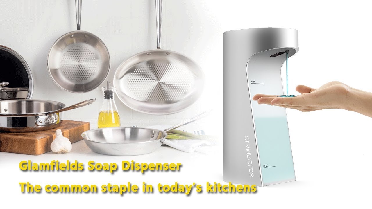 how to use glamfields soap dispenser