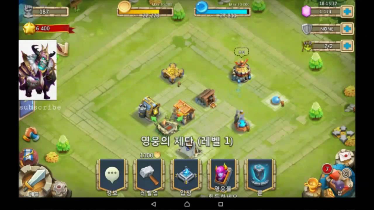 Rolling gems in 3different accounts!!!Castle clash