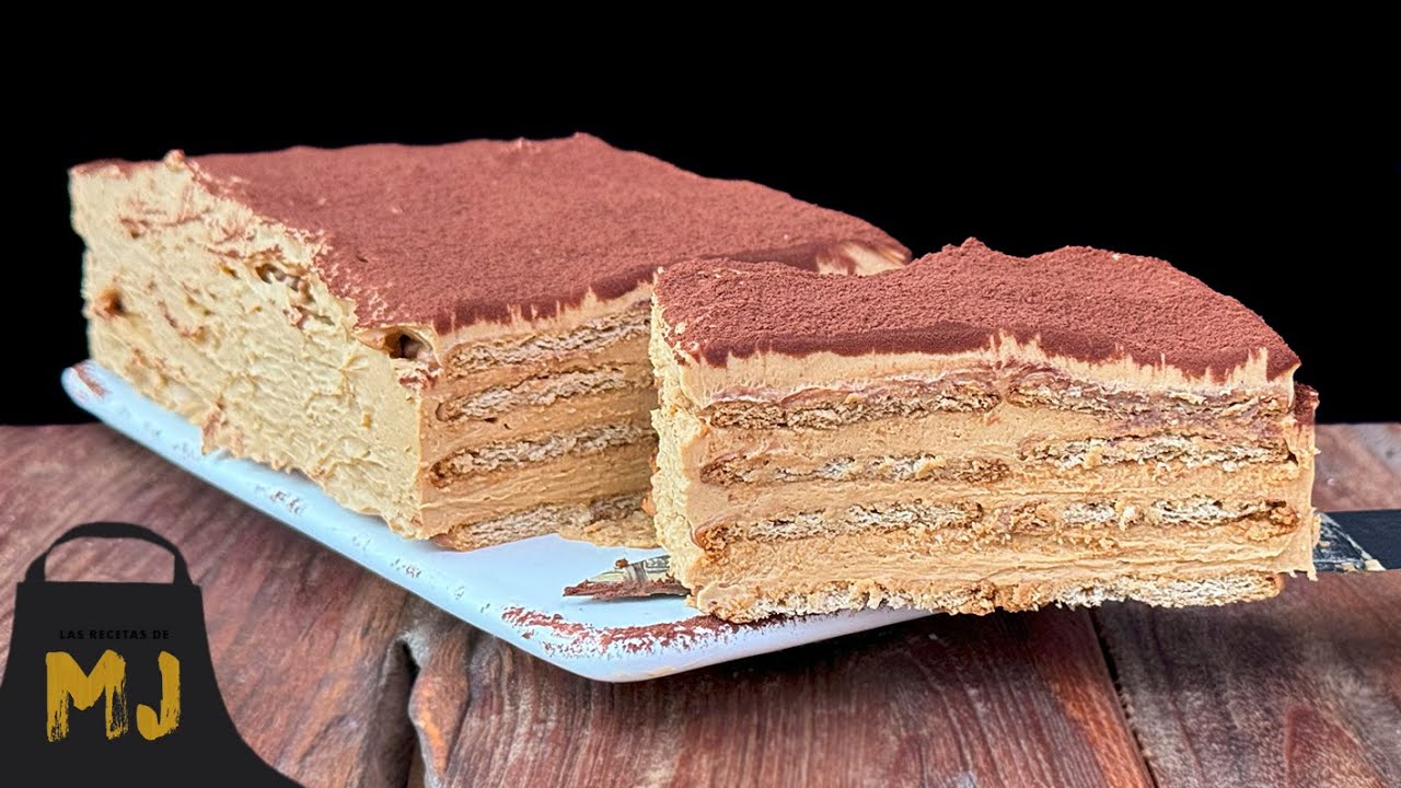 Tarta de galletas y dulce de leche: fácil y sin horno